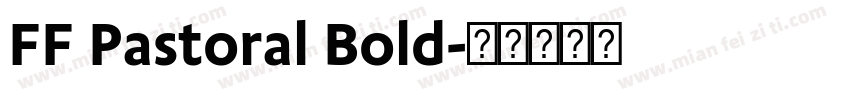 FF Pastoral Bold字体转换